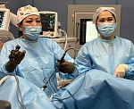Gynecologists-endoscopists of Kazakhstan performed demonstration surgeries