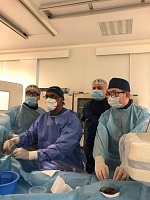 Мастер-класс с применением инновационных технологий в области эндоваскулярной хирургии периферических артерий с участием профессора из Индии