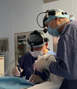 A cold-plasma coblation operation was performed at the Presidential Clinic