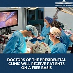 DOCTORS OF THE PRESIDENTIAL CLINIC WILL RECEIVE PATIENTS ON A FREE BASIS