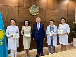 The Head of State congratulated the doctors of the Presidential Clinic